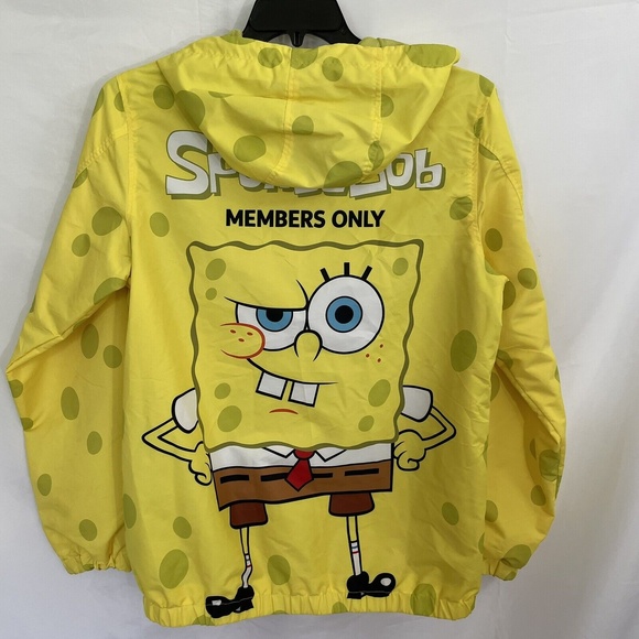Men’s Members Only x Nickelodeon Spongebob Jacket Size SMALL - Picture 6 of 9